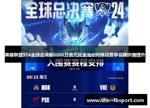 英雄联盟S14全球总决赛6000万美元奖金池如何推动赛事品牌价值提升